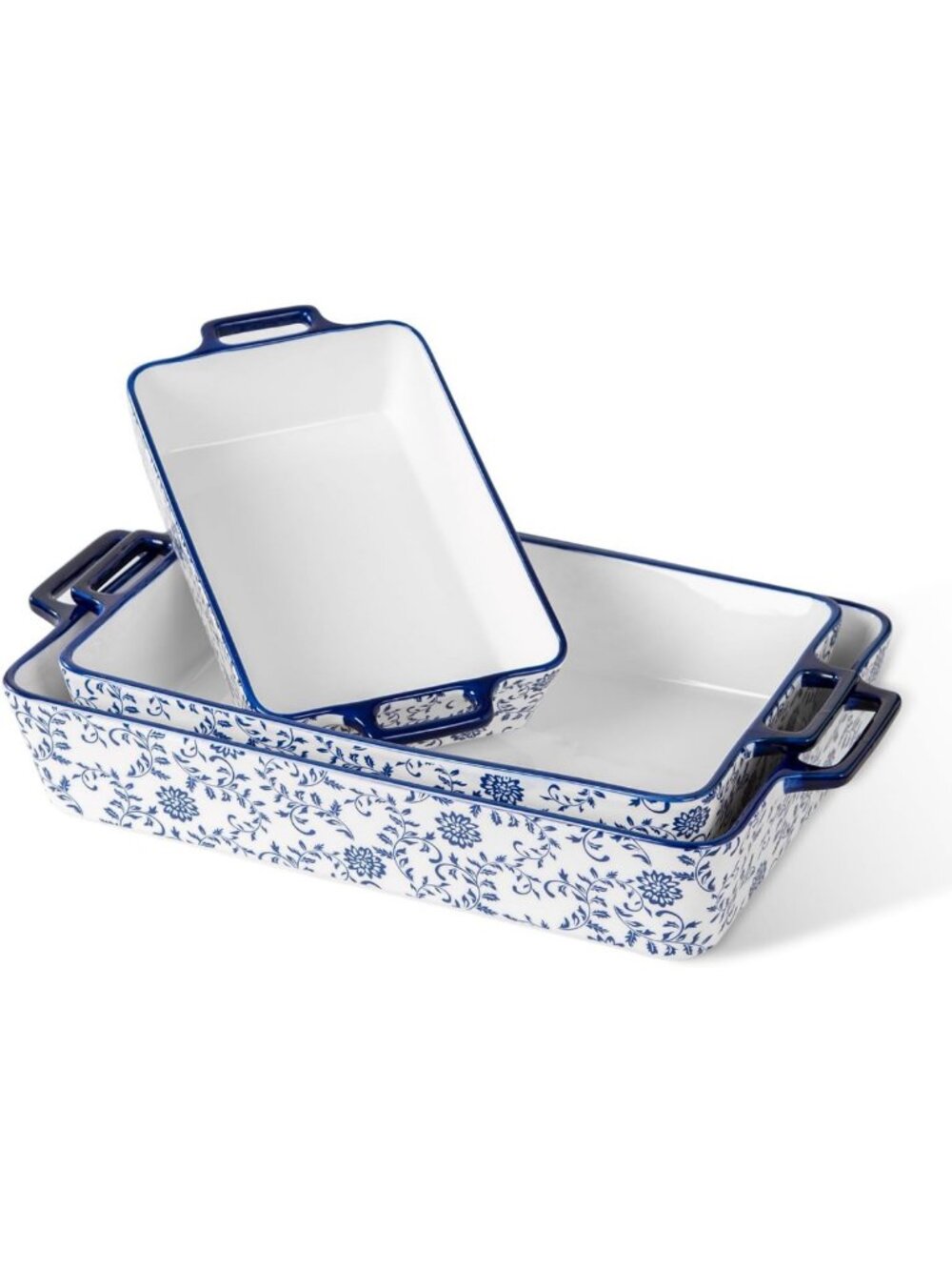 Set of 3 Ceramic Baking Dishes - Versatile Oven Safe Cookware, Perfect for